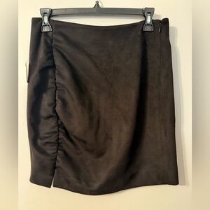 Free People Black Velvet Mini